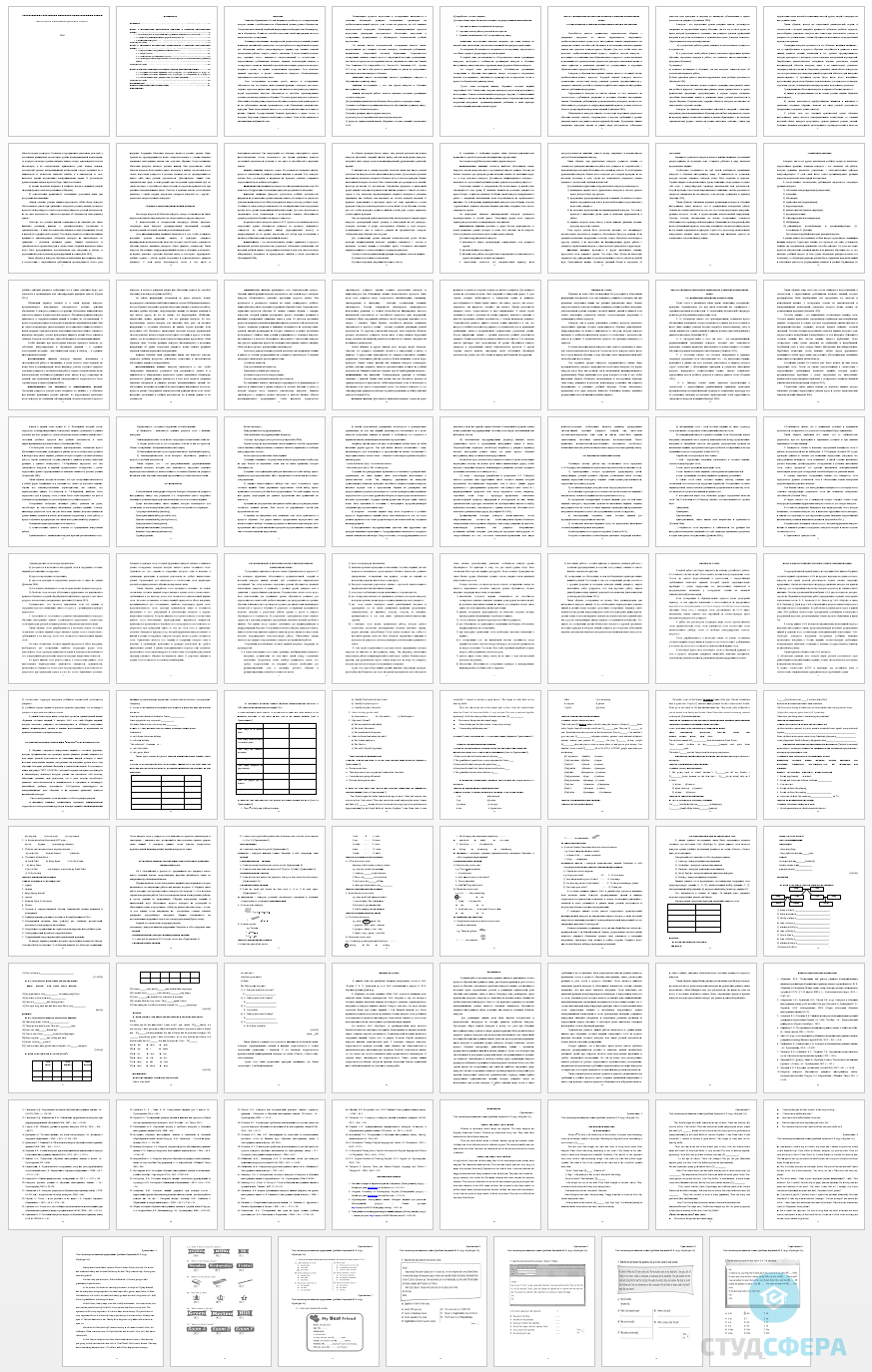Дипломная работа на тему: Тестирование как форма обучения иностранному языку