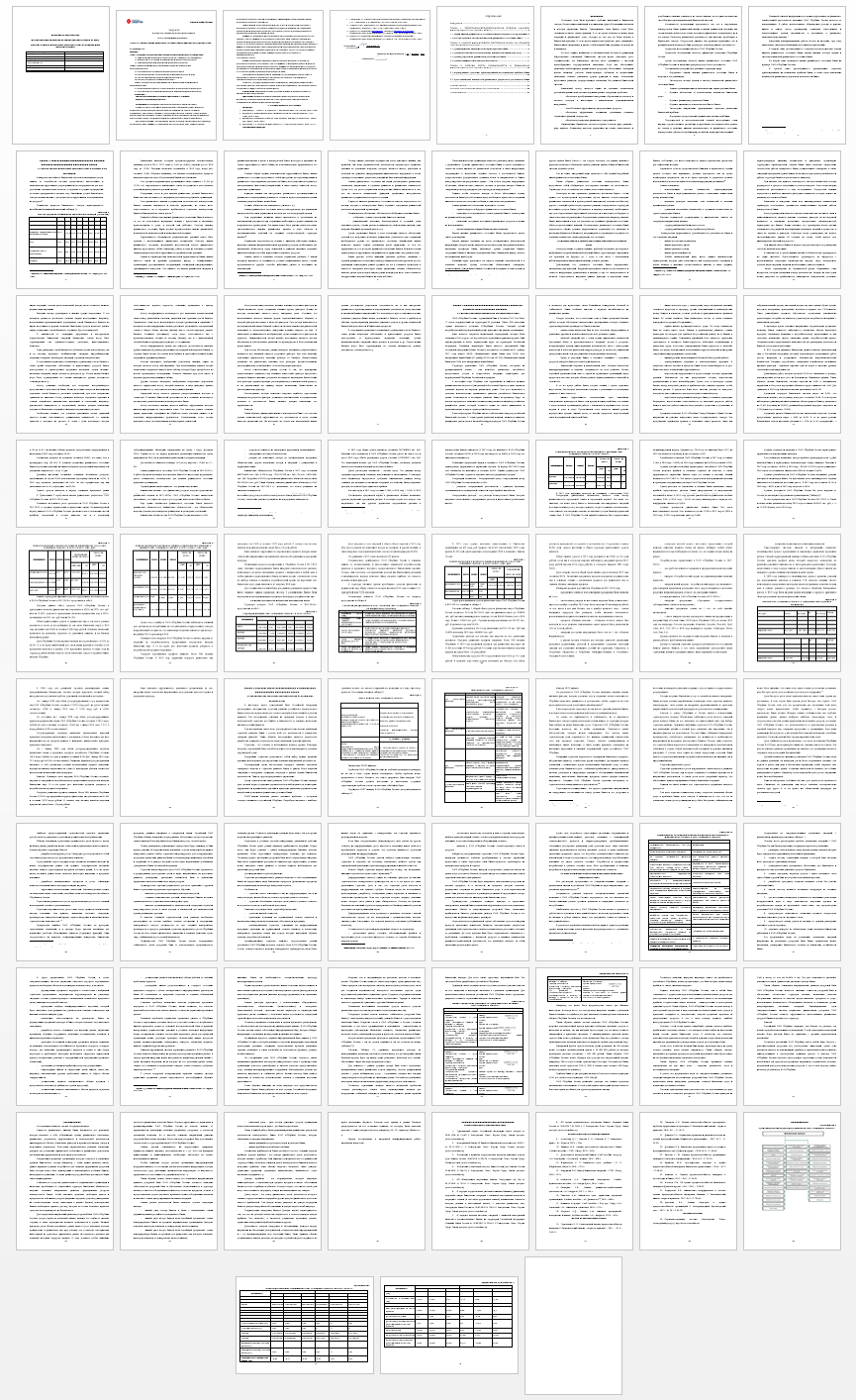 Дипломная работа на тему: Анализ и оценка финансового состояния банка на примере ПАО Сбербанк России